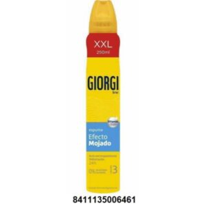 GIORGI ESPUMA PELO 250 ML. EFECTO MOJADO Nº 3 C/ 12 UDS**********