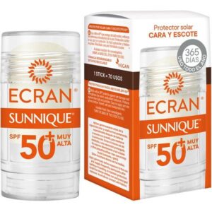 ECRAN SUNNIQUE FACIAL Y ESCOTE ROLL ON F50 30 ML C/ 6 UDS