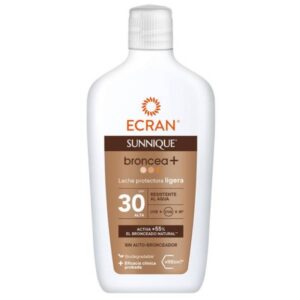 ECRAN SUNNIQUE LECHE BRONCEA+ F 30 370 ML C/ 6 UDS