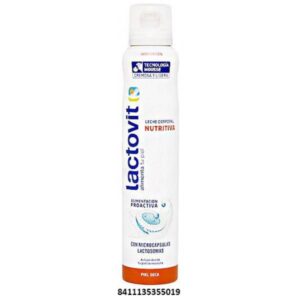 LACTOVIT BODY MILK MOUSSE NUTRITIVA METAL SPRAY 200 ML.C/ 6 UDS**L SPRAY 200 ML.C/ 6 UDS**L SPRAY 200 ML.C/ 6 UDS**