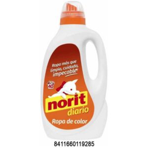 NORIT DETERG.LIQ. 2120 ML. DIARIO ROPACOLOR 40 DOS. C/ 6 UDS