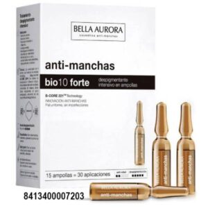 B. AURORA BIO10 FORTE ANTI-MANCHAS 15 AMPOLLAS C/ 3 UDS**********