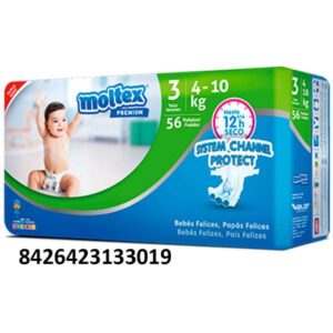 PAÑAL MOLTEX PREMIUM 4-10 KG T3 56 UDSC/ 2 UDS