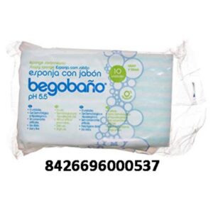 ESPONJA BAÑO JABONOSA BEGOBAÑO 10UDSC/ 12 UDS