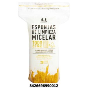 ESPONJA DESMAQU. MICELAR 1 SOLO USO 20UDS C/ 21 UDS