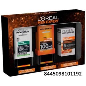 LOREAL MEN EXPERT ESTUCHE 2 GEL 300ML+CREMA HYD ENER C/ 6 UDS****