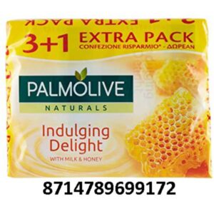 PALMOLIVE JABON MANOS LECHE Y MIEL 4 X 9