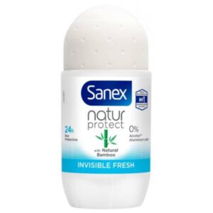 DESOD. SANEX ROLL-ON 50 ML. NATUR PROTECT INVIS. FRESH C/ 6 UD EX