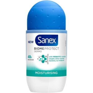 DESOD. SANEX ROLL-ON 50 ML. BIOME PROTECT HIDRATANTE C/ 6 UDS EXT