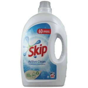 DETER.SKIP LIQUIDO ACTIVE CLEAN 60 DOSIS 3 L C/ 2 UDS
