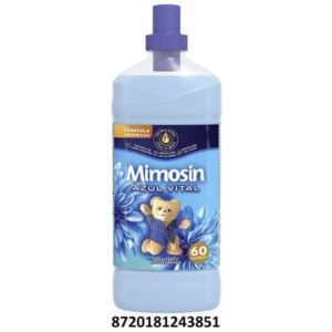 SUAVIZANTE MIMOSIN CONCENT. 60 DOSIS.AZUL 1.200 ML C/ 8 UDS