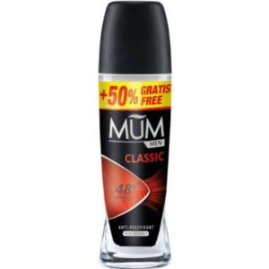 DESOD. MUM ROLL-ON FOR MEN CLASSIC 50 ML. + 50 ML. C/ 6 UDS