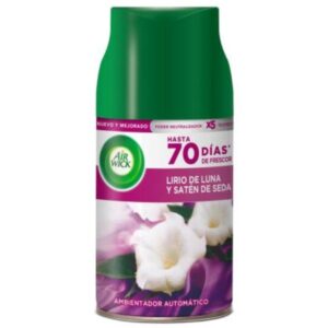 AMBIENTADOR AIR WICK SPRAY 250 ML LIRIOLUNA Y SATEN SEDA C/ 6 UD