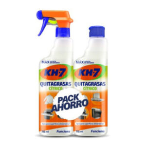KH-7 QUITA GRASA SPRAY DUPLO CITRICO 715 ML C/ 6 UDS