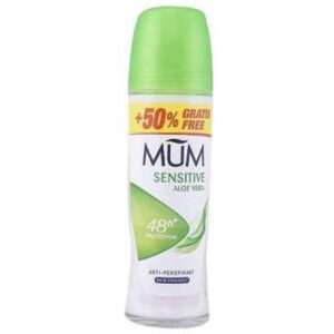 DESOD. MUM ROLL-ON SENSITIVE ALOE VERA50 ML. + 50 ML. C/ 6 UDS