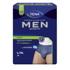 COMPRESAS TENA FOR MEN PANTS PLUS L/XL 8 UDS C/ 4 UDS