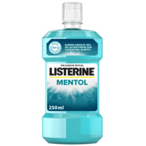 ENJUAGUE BUCAL LISTERINE 250 ML. MENTOLC/ 12 UDS