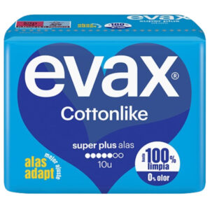 COMPRESAS EVAX COTON ALAS SUPER PLUS10 UDS. C/ 16 UDS10 UDS. C/ 16 UDS10 UDS. C/ 16 UDS10 UDS. C/ 16 UDS10 UDS. C/ 16 UDS