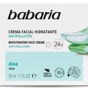 BABARIA CREMA FACIAL HIDRAT. 24 H. ALOEVERA 50 ML.C/ 6 UDS