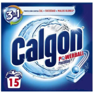 LIMPIADOR CALGON PASTILLA LAVADORA 3EN115 UDS C/ 7 UDS