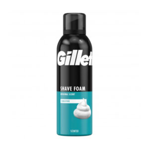 ESPUMA AFEITAR GILLETTE SENSITIVE 200 ML C/ 6 UDS EX