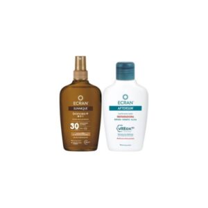 ECRAN SUNNIQUE ACEITE SPRAY PROTEC.F30200ML + AFTERS 200ML C/12