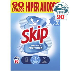 DETER.SKIP MALETA 90 DOSIS  LIMPIEZA PROFUNDA 4,5KG C/ 1 UD