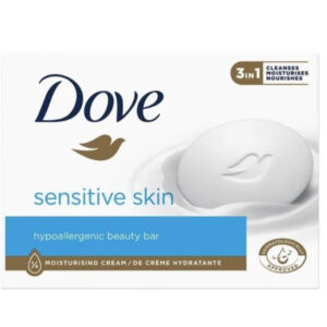 DOVE JABON MANOS 90 GRS. SENSITIVE SKIN C/ 48 UDS
