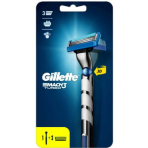 MAQUINA AFEITAR GILLETTE MACH-3 TURBO C/6 UDS