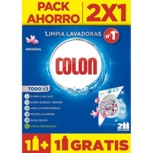DETER.COLON LIMPIALAVADORAS 1+1 GRATIS 2X250ML C/12 UDS