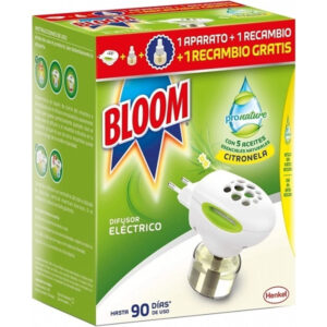 APARATO+2 RECAMBIOS ANTIMOSQUITOS BLOOMC/ 12 UDS