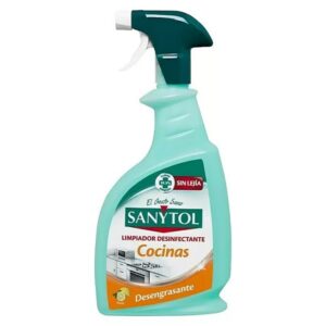 SANYTOL LIMPIADOR SPRAY COCINA SIN LEJIA 750 ML. C/ 12 UDS