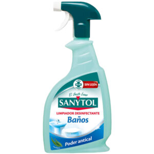 SANYTOL LIMPIADOR SPRAY BAÑOS SIN LEJIA750 ML. C/ 12 UDS